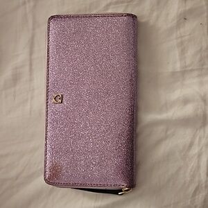 Kate Spade Purple Glitter Wallet